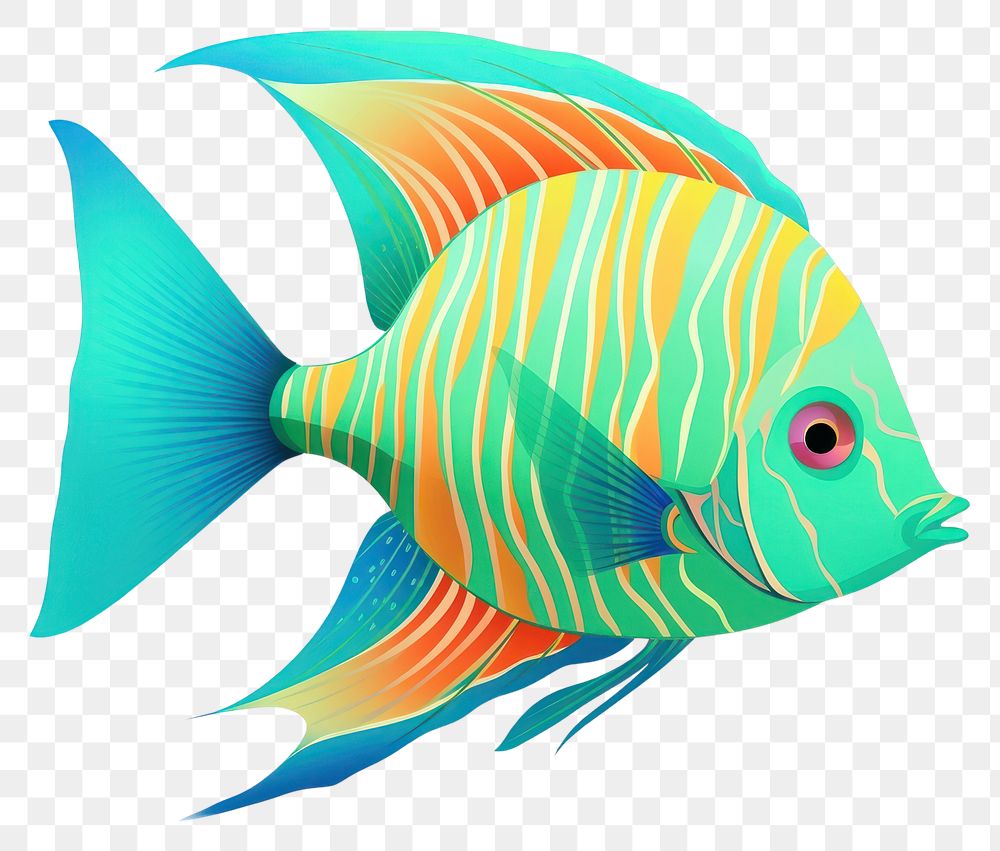 PNG Fish fish animal white background. AI generated Image by rawpixel.