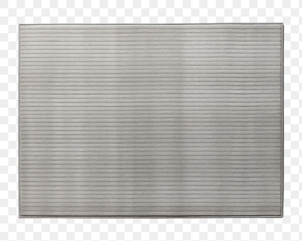 PNG Grey rug backgrounds white background simplicity. AI generated Image by rawpixel.