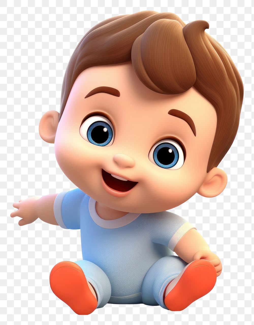 PNG Baby boy cartoon cute toy. AI generated Image by rawpixel.