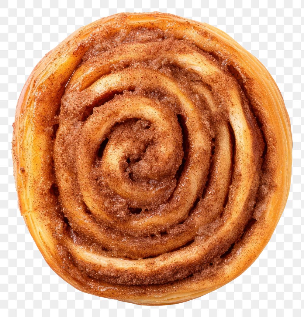 PNG Cinnamon roll dessert pastry food. AI generated Image by rawpixel.