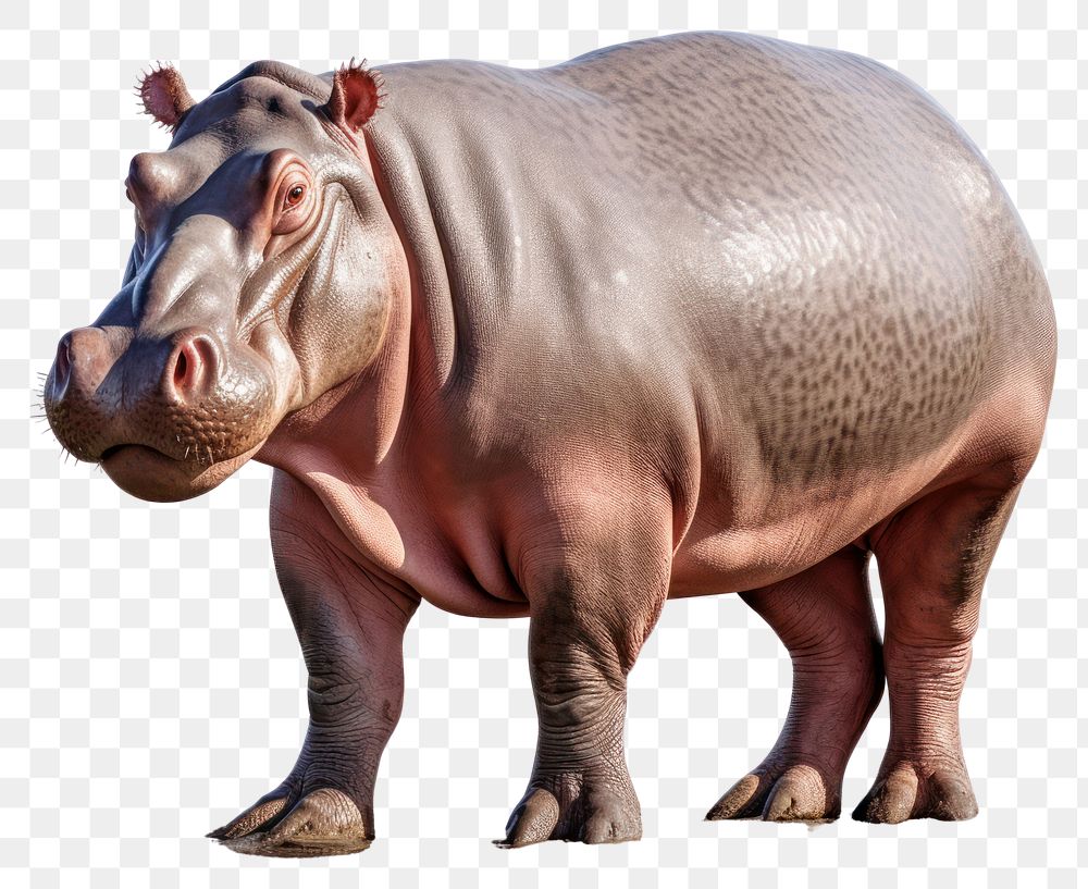 PNG Hippopotamus wildlife animal mammal