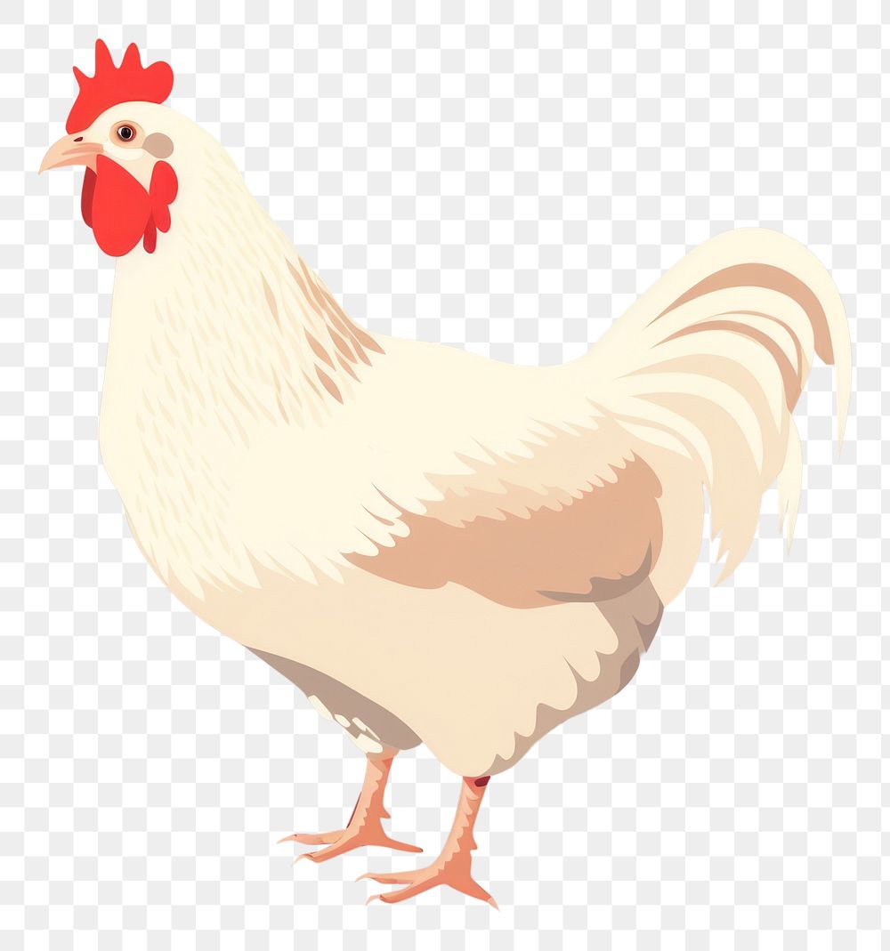 PNG Brown chicken hen poultry animal bird. AI generated Image by rawpixel.