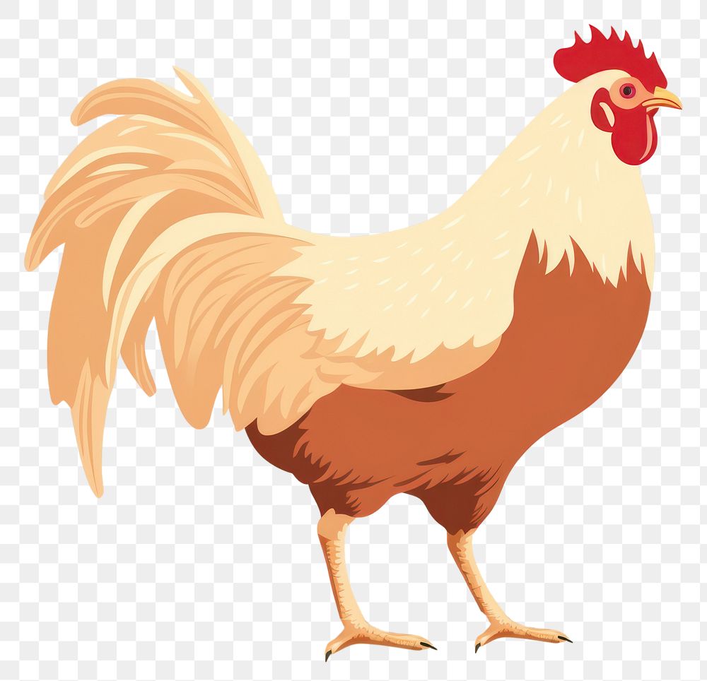 PNG Brown chicken hen poultry animal bird. AI generated Image by rawpixel.