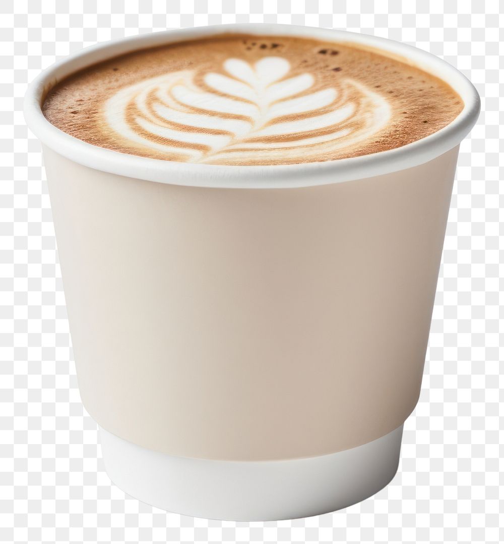 PNG Cappuchino cup coffee latte. 