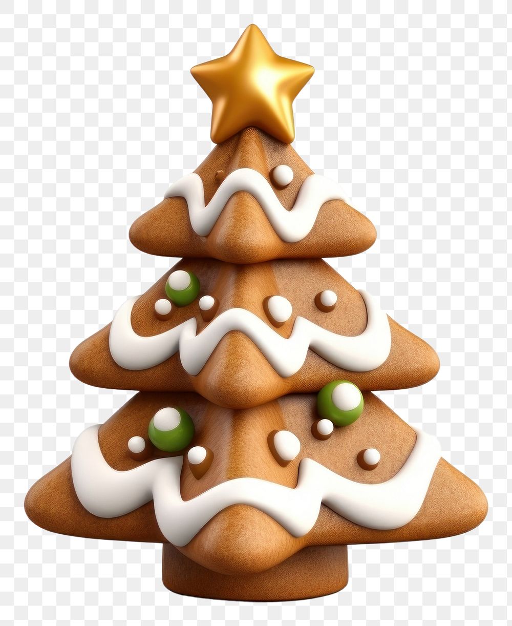 PNG Christmas tree Gingerbread gingerbread christmas dessert. 