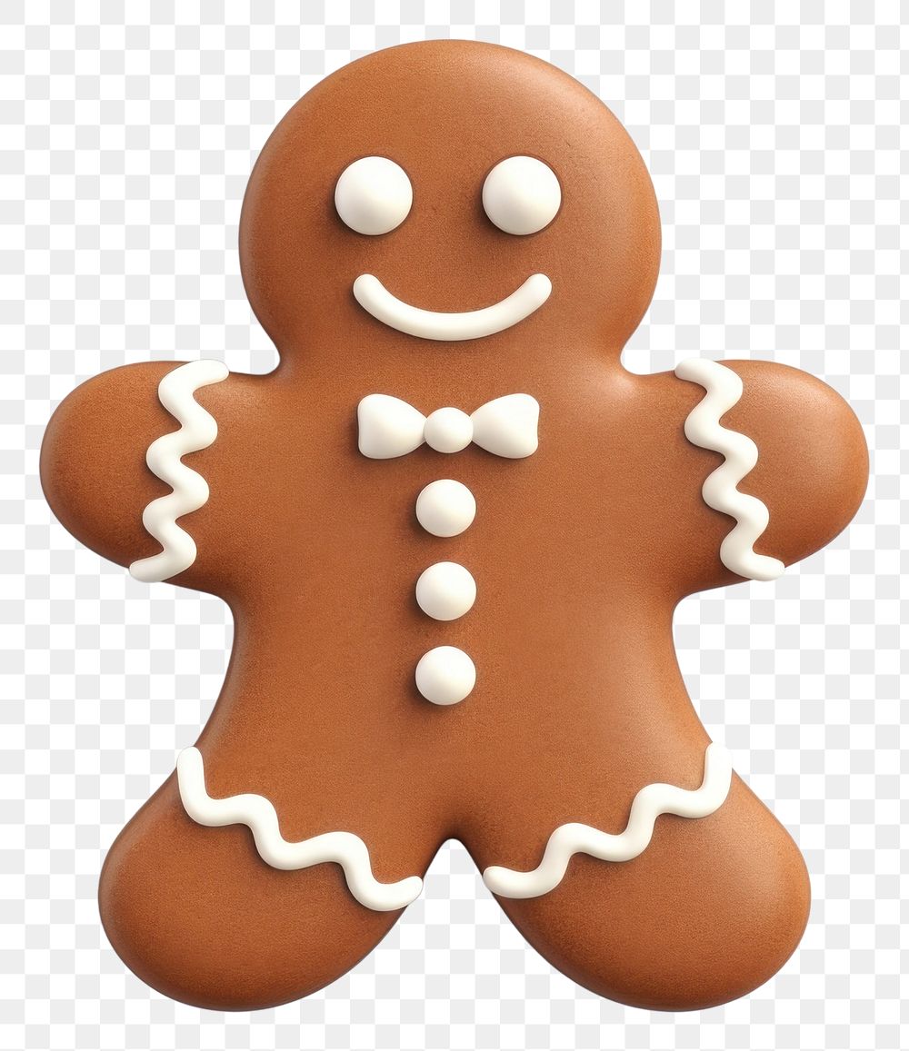 PNG Gingerbread Christmas man gingerbread christmas dessert