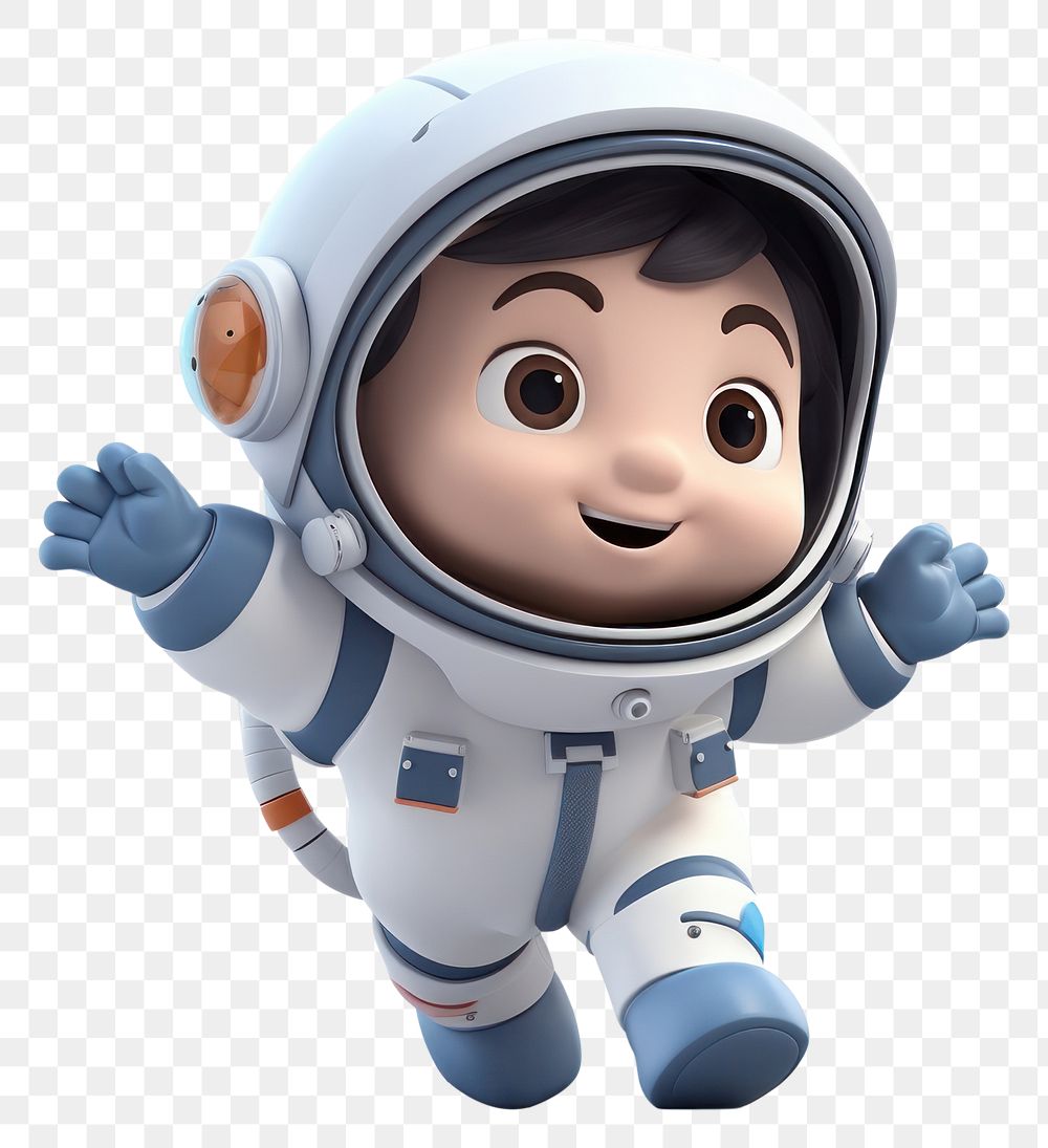 PNG Astronaut cartoon cute toy. AI generated Image by rawpixel.