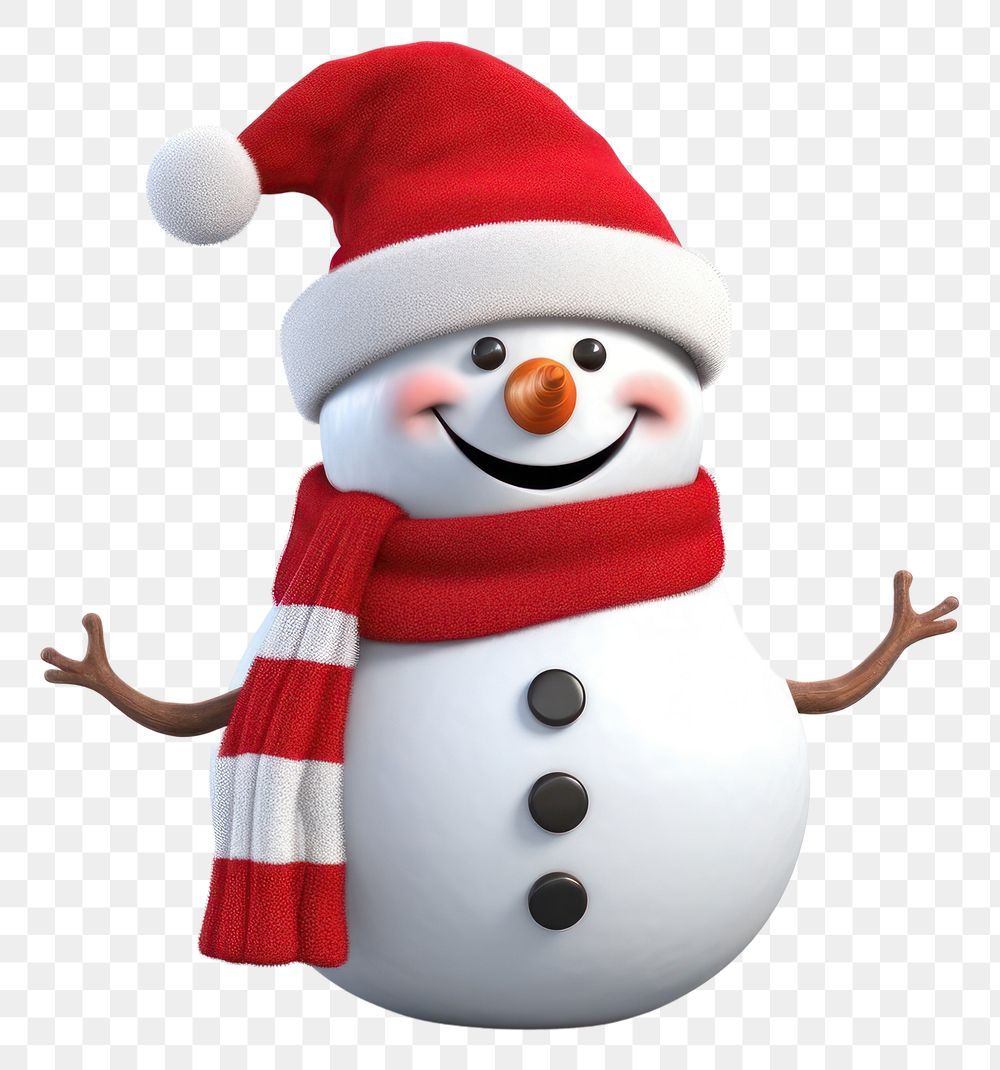 PNG Snowman cartoon winter white. 