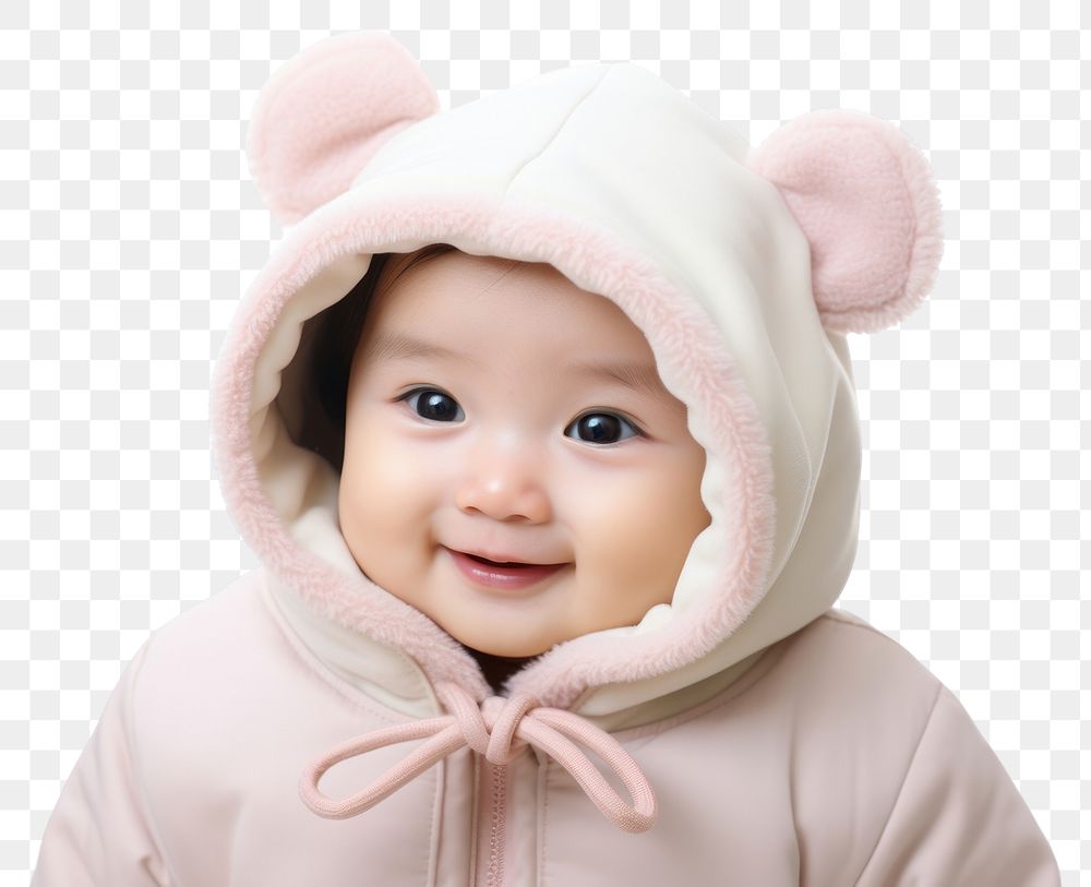 PNG Baby clothes sweatshirt portrait smile. AI generated Image by rawpixel.