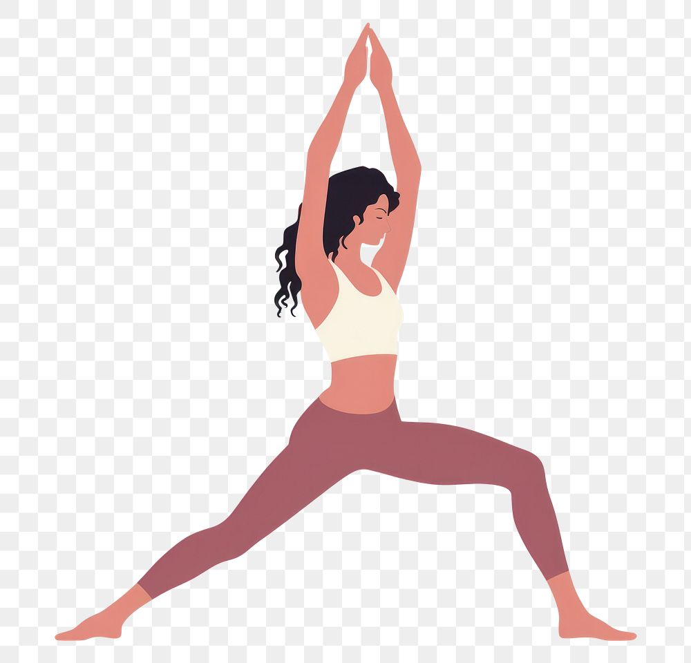 PNG Women yoga sports adult white background. AI generated Image by rawpixel.