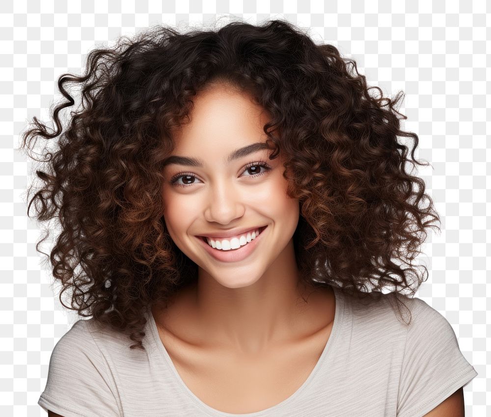 PNG Smile adult woman white background. AI generated Image by rawpixel.