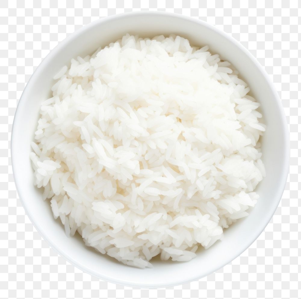 PNG Rice white food dish. AI generated Image by rawpixel.