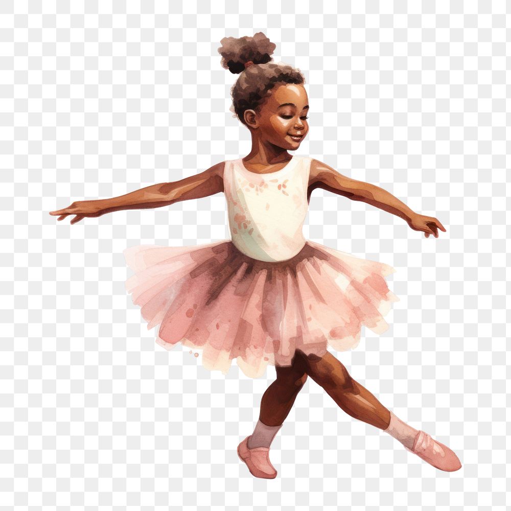 PNG Ballerina dancing ballet child. AI generated Image by rawpixel.