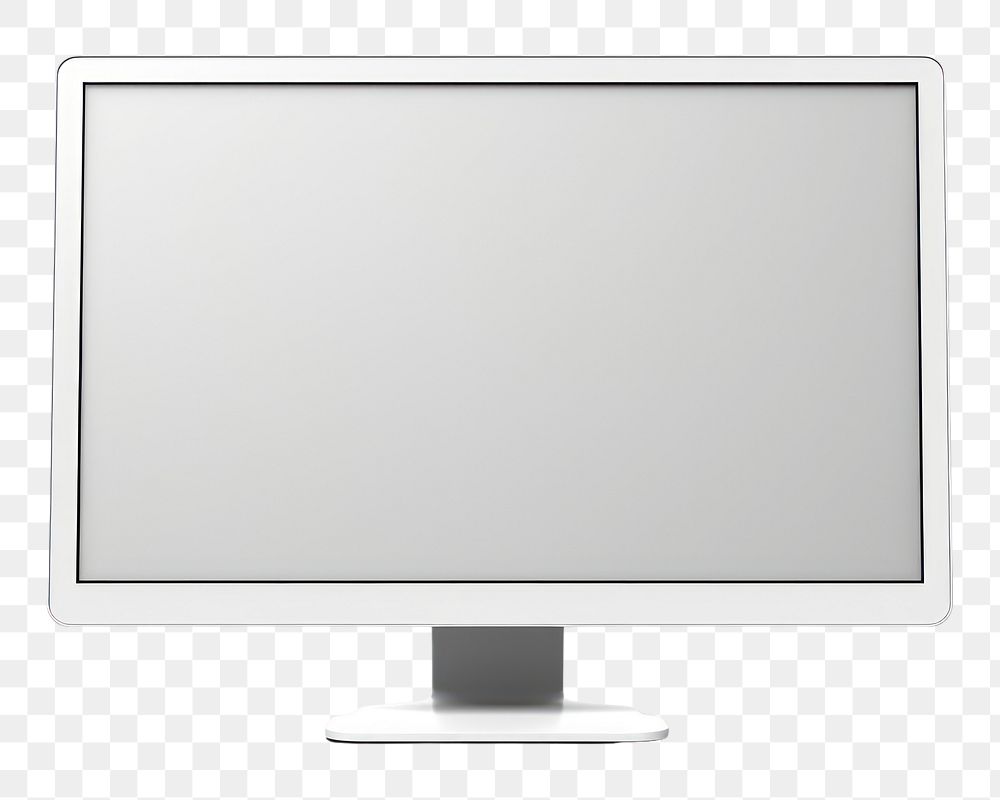 PNG  Computer television monitor screen. AI generated Image by rawpixel.