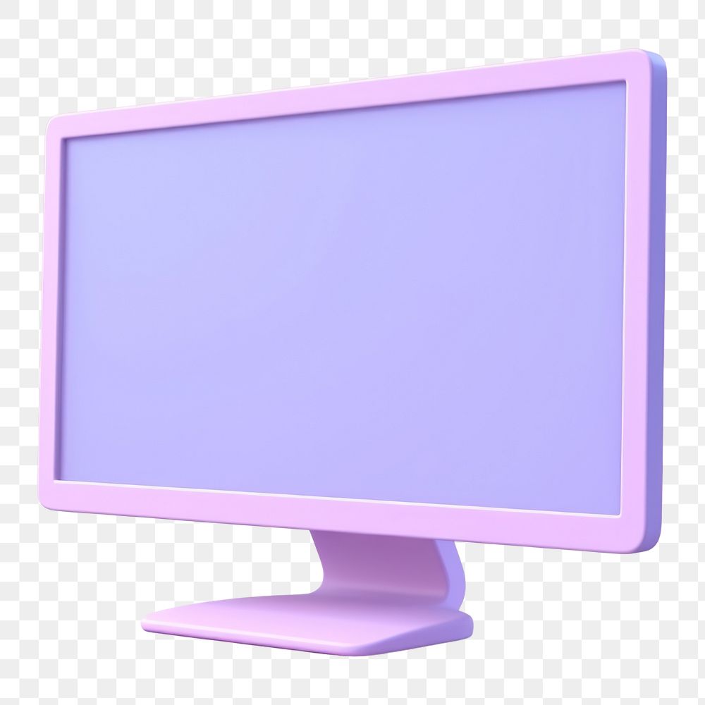 PNG  Monitor computer screen electronics television. AI generated Image by rawpixel.