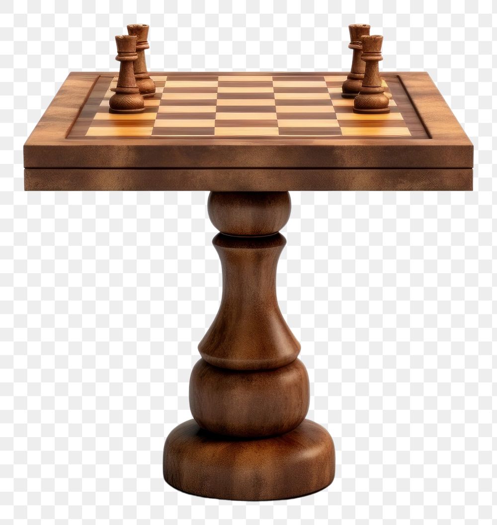 PNG Chess table game white background chessboard. AI generated Image by rawpixel.