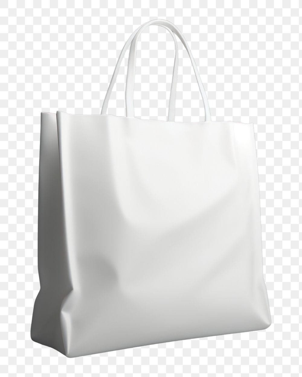 PNG  Plastic bag handbag white accessories. AI generated Image by rawpixel.
