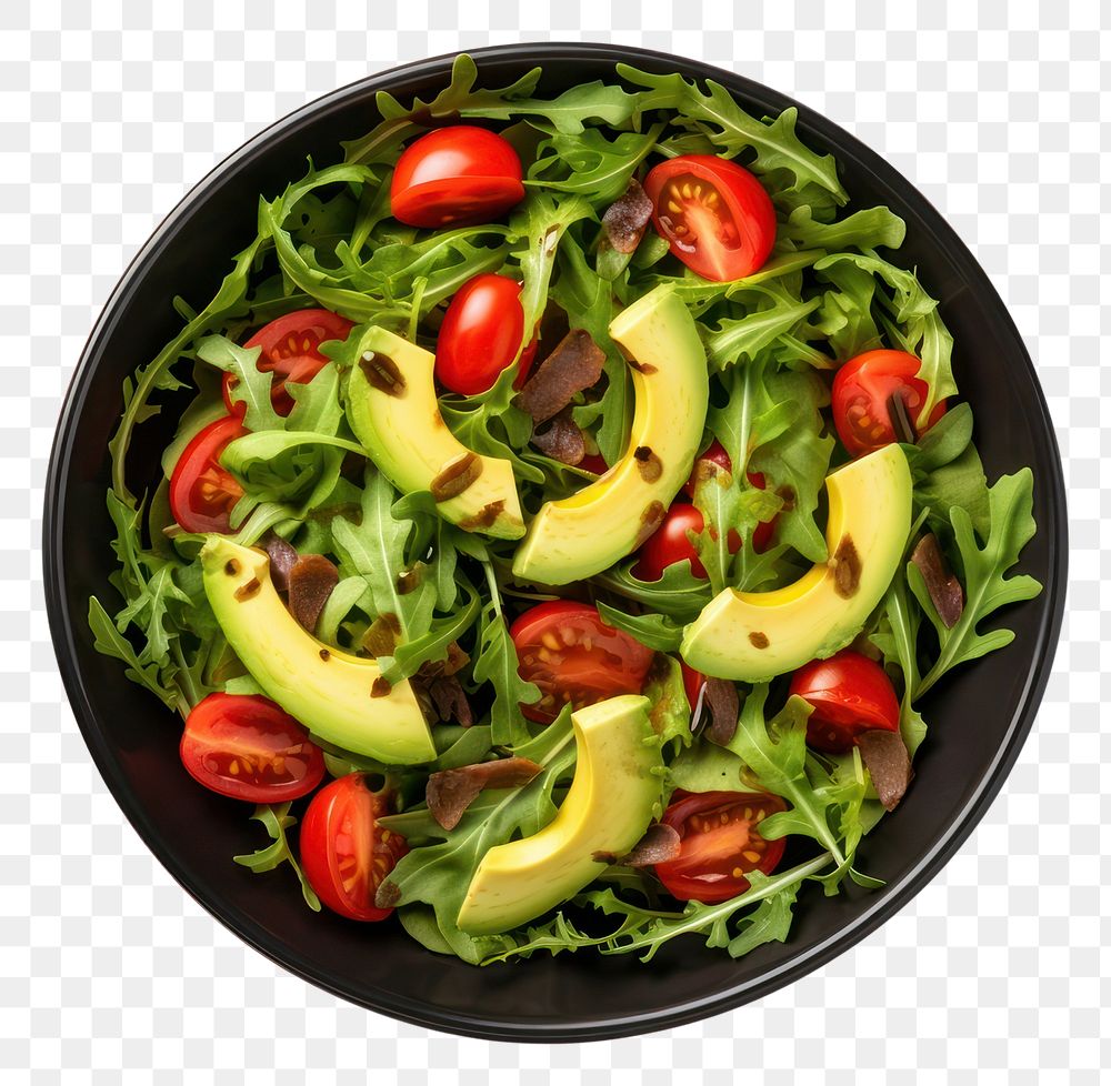 PNG  Arugula food vegetable avocado. AI generated Image by rawpixel.