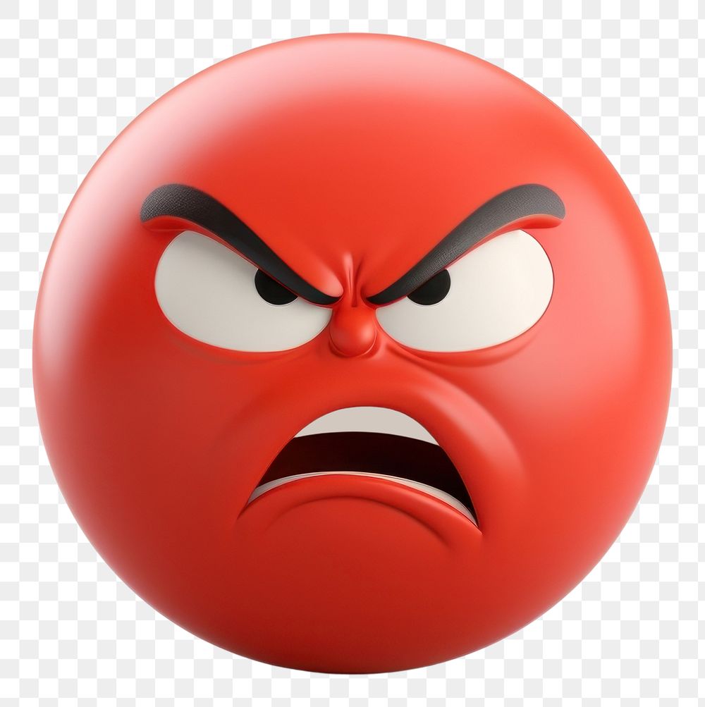 PNG Icon angry face anthropomorphic representation emoticon