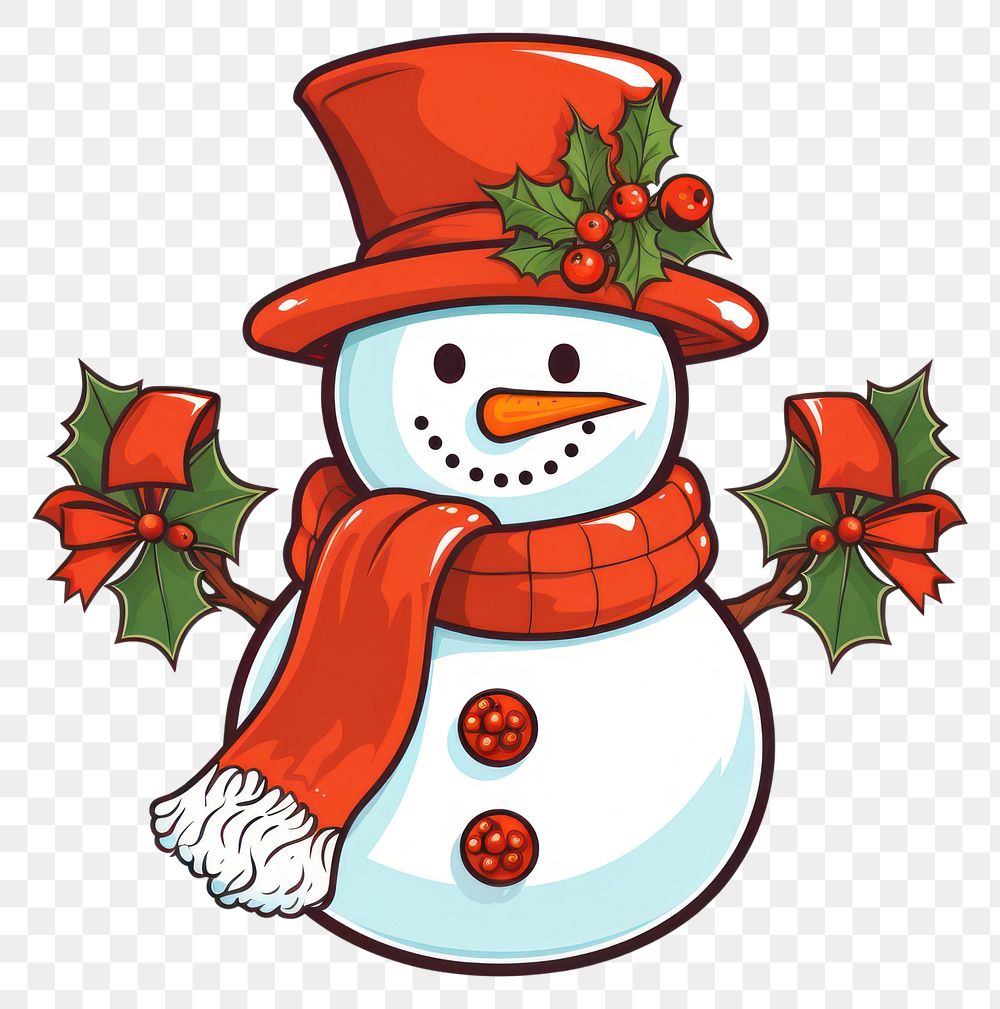 PNG Snowman winter representation celebration. AI generated Image by rawpixel.