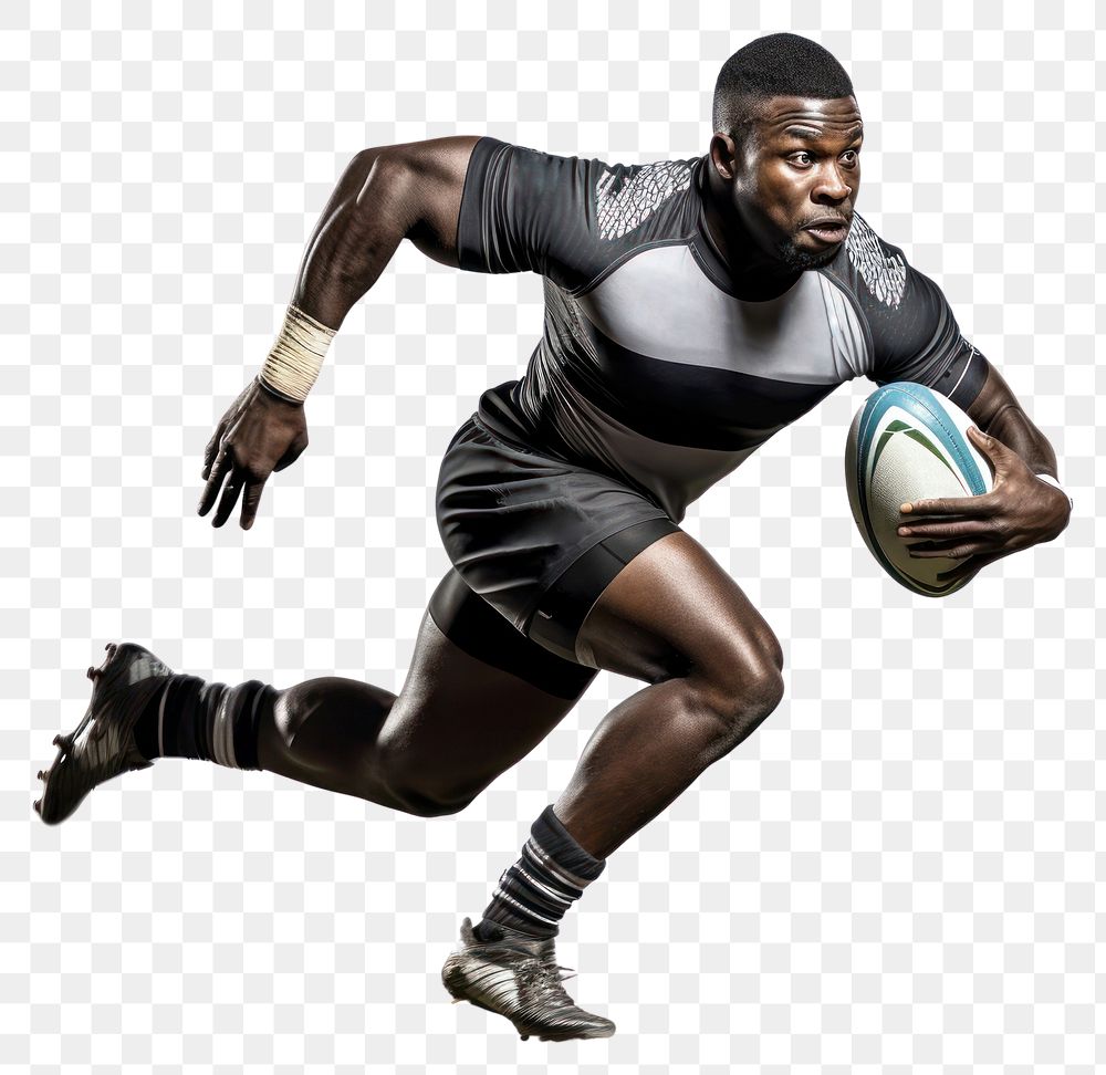 PNG Playing rugby football sports adult. AI generated Image by rawpixel.