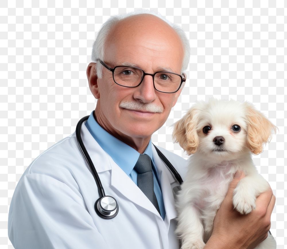 PNG Male veterinarian glasses doctor adult. AI generated Image by rawpixel.