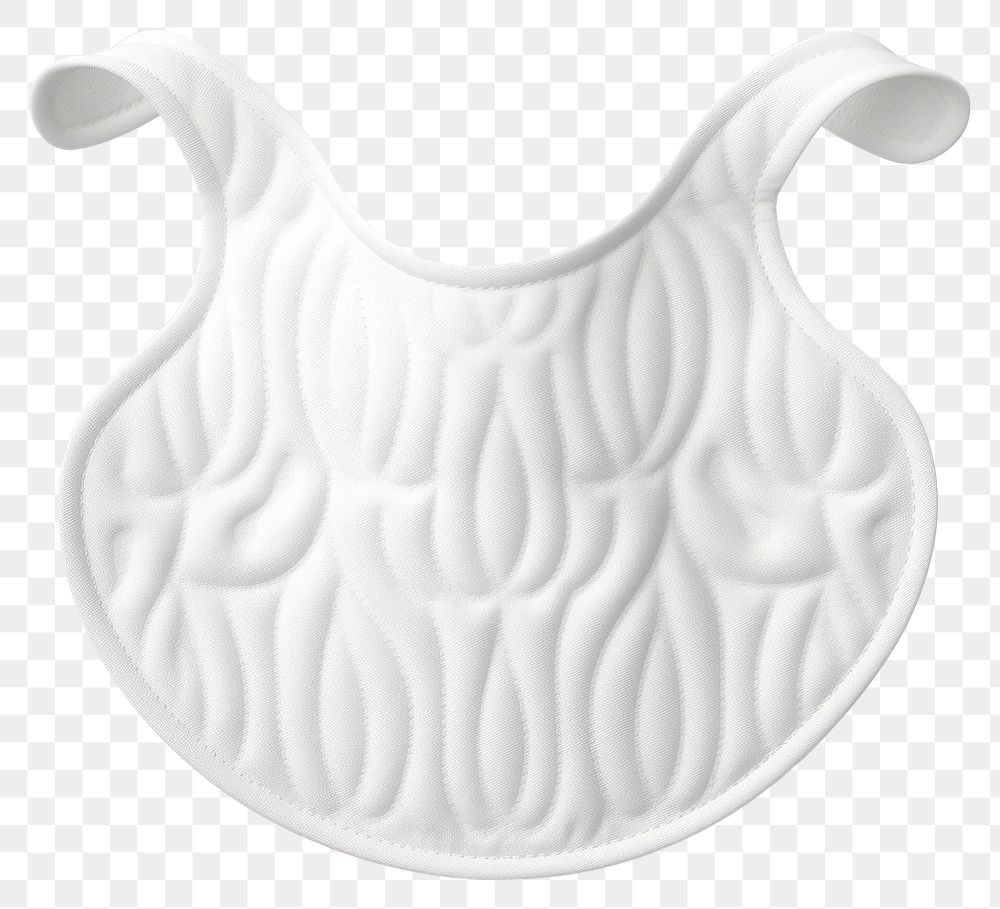 PNG Baby bib white white background simplicity. AI generated Image by rawpixel.