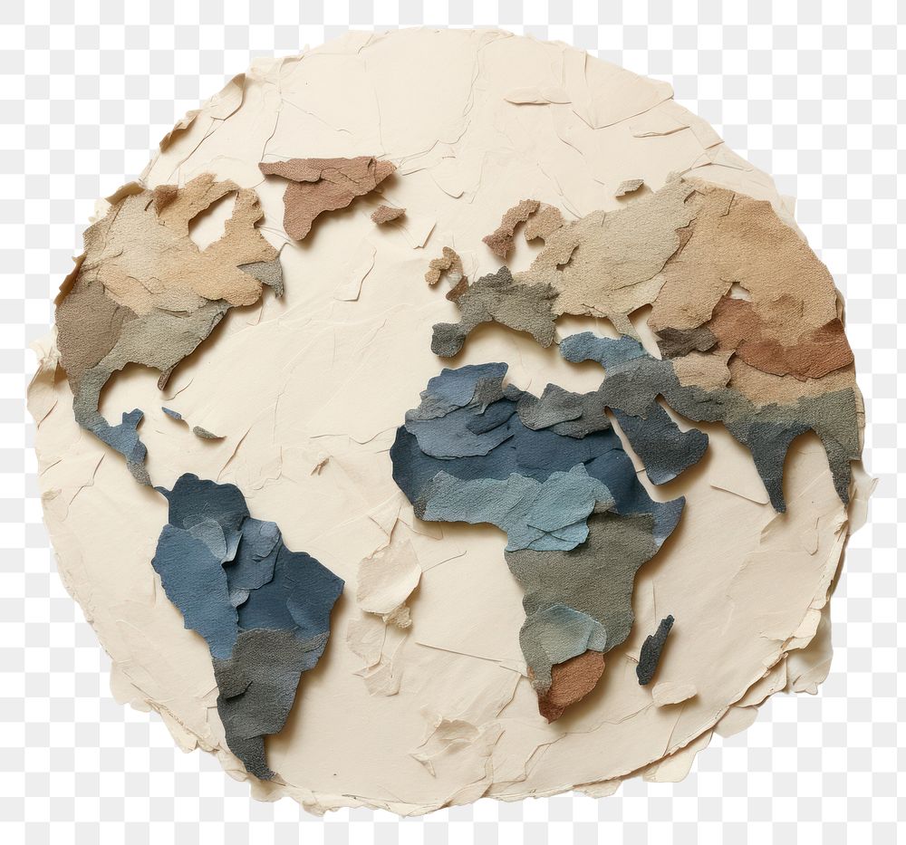PNG Earth craft creativity topography. AI generated Image by rawpixel.
