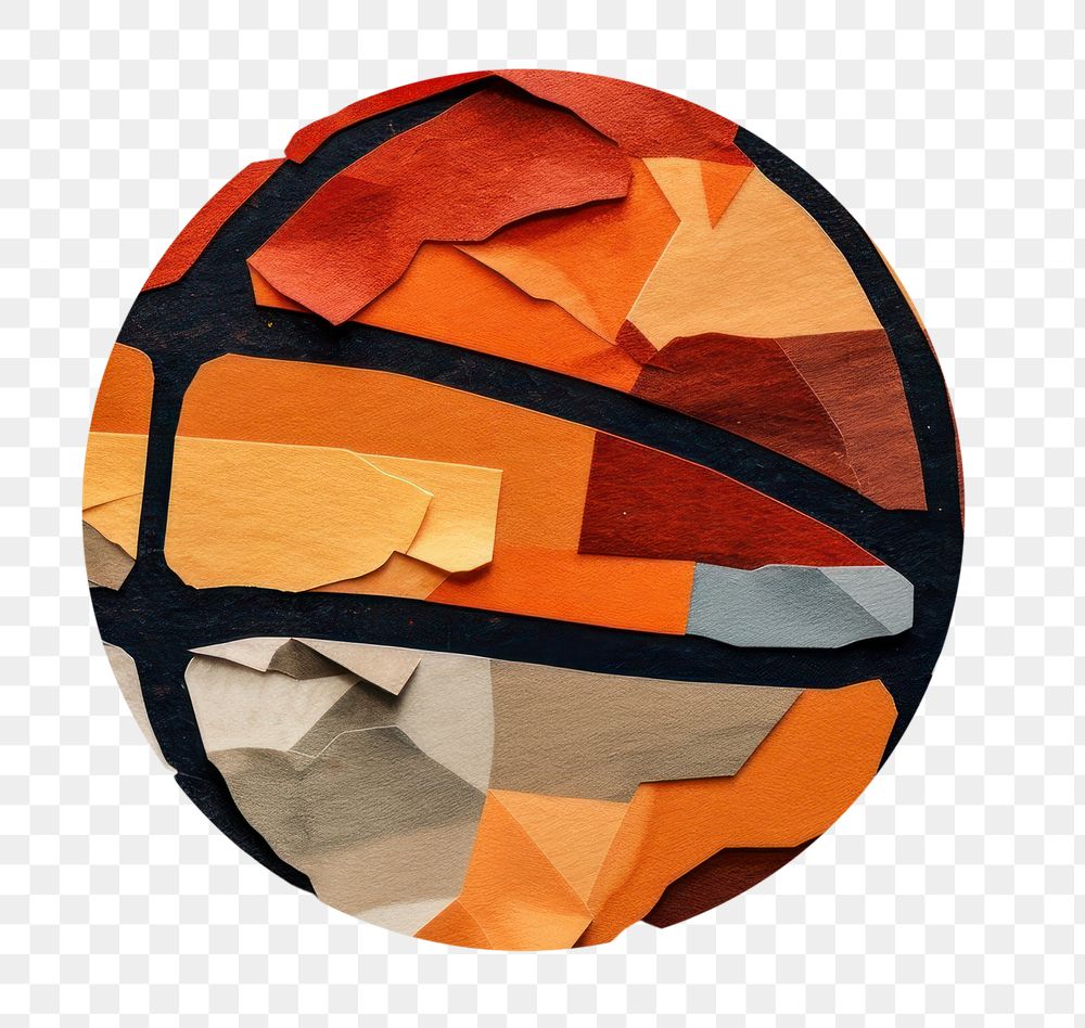 PNG Basketball art paper accessories. AI generated Image by rawpixel.
