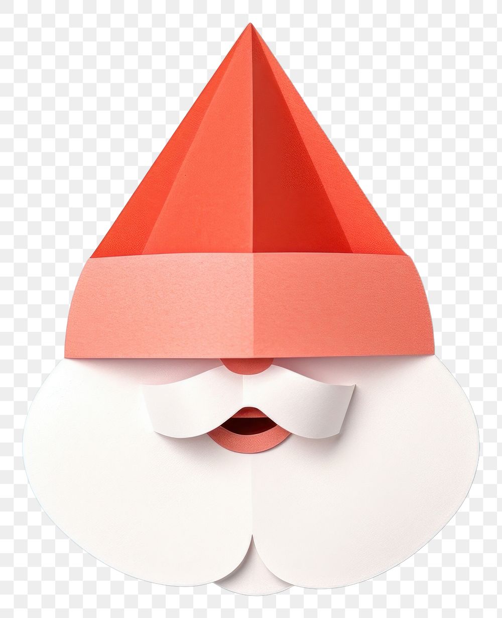 PNG Santa Claus origami paper art. AI generated Image by rawpixel.