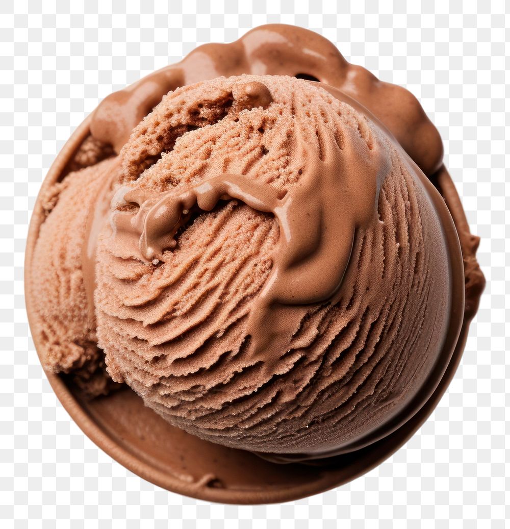 PNG Chocolate ice-cream dessert food. 