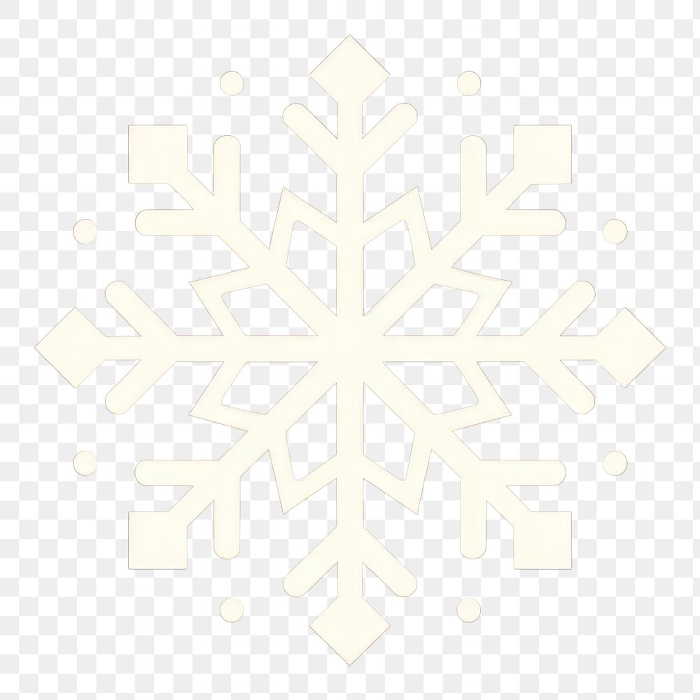 PNG Snowflake decoration christmas outdoors. 