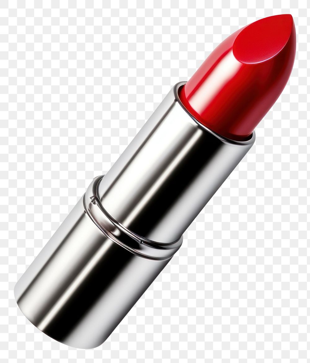 PNG Futuristic minimal red lipstick product cosmetics white background glamour. 