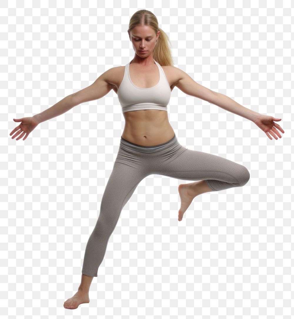 PNG Yoga dancing sports adult. AI generated Image by rawpixel.