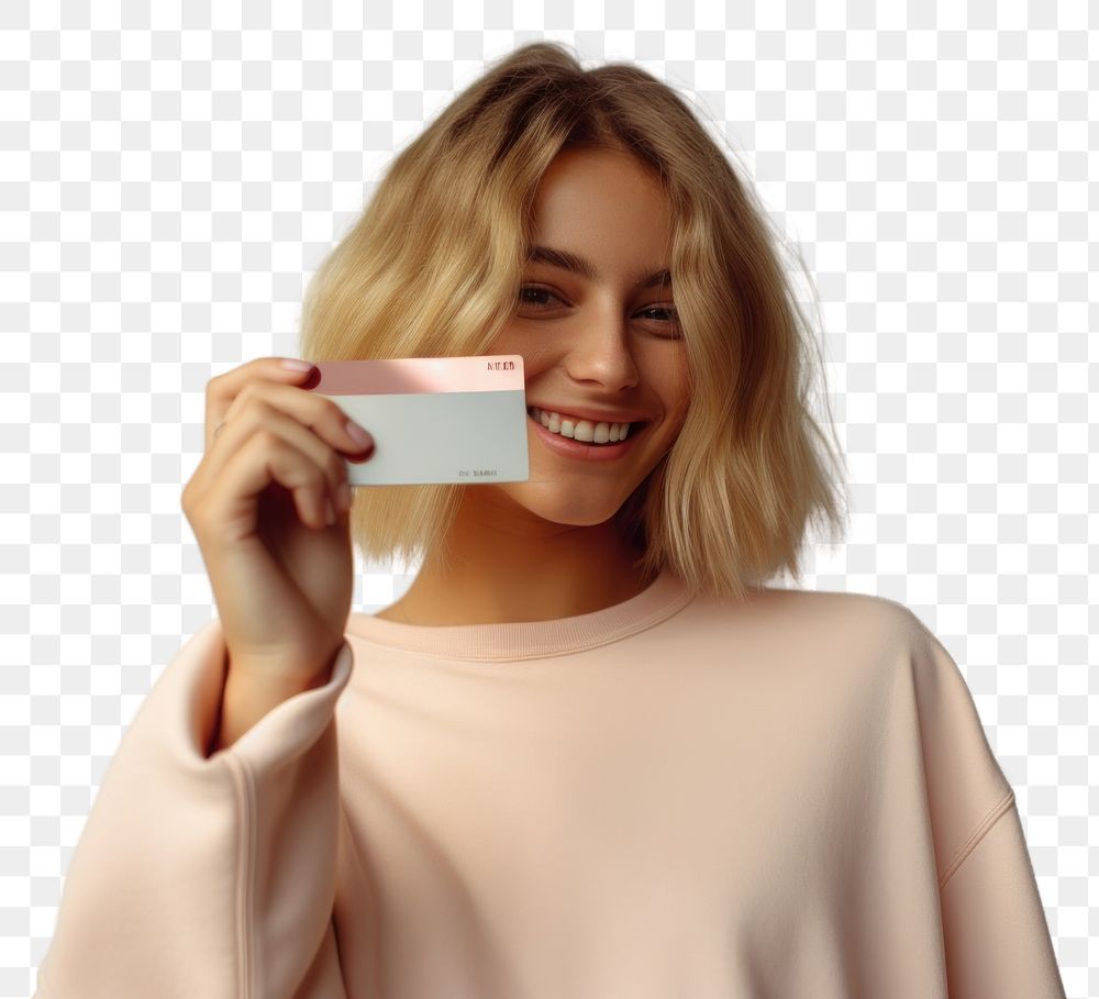 PNG White background smile happy credit card. AI generated Image by rawpixel.