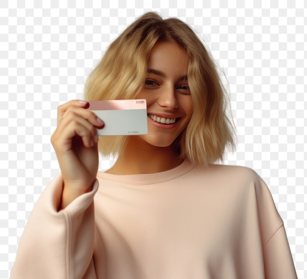 PNG White background smile happy credit card. 