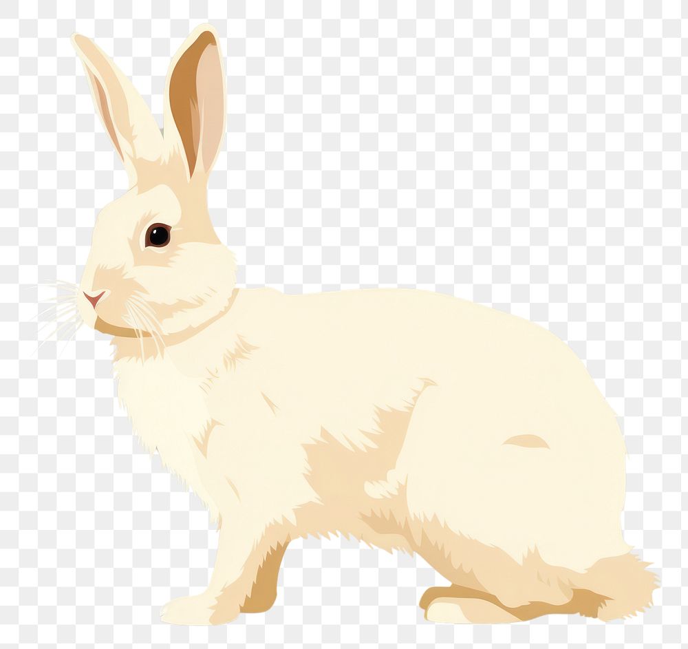 PNG Bunny animal rodent mammal. AI generated Image by rawpixel.