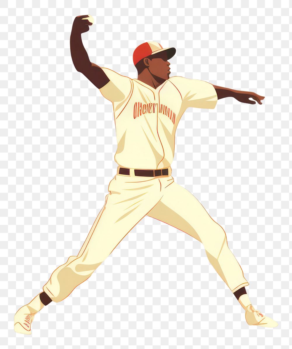 PNG Baseball player baseball sports glove. AI generated Image by rawpixel.