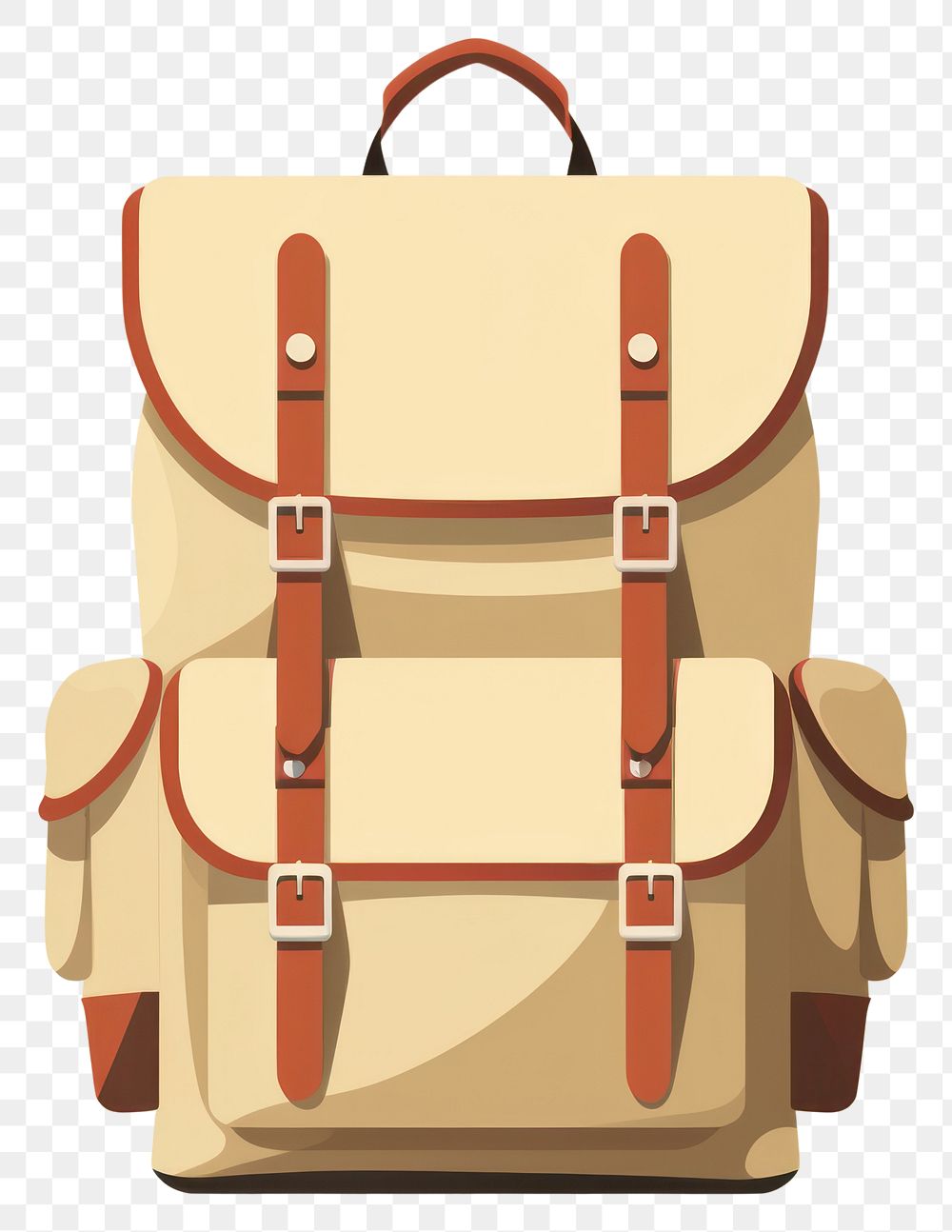 PNG Bagpack backpack handbag accessories. AI generated Image by rawpixel.