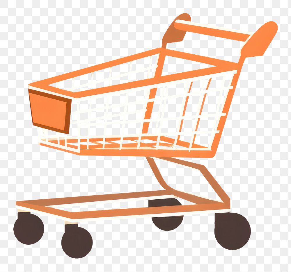 PNG Shopping cart consumerism supermarket groceries. AI generated Image by rawpixel.