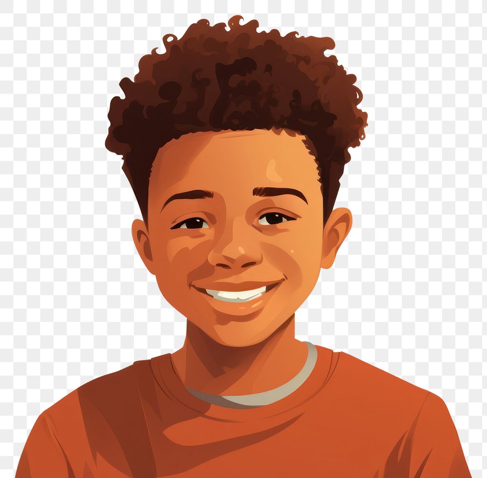 PNG Teenager boy portrait smiling smile. AI generated Image by rawpixel.
