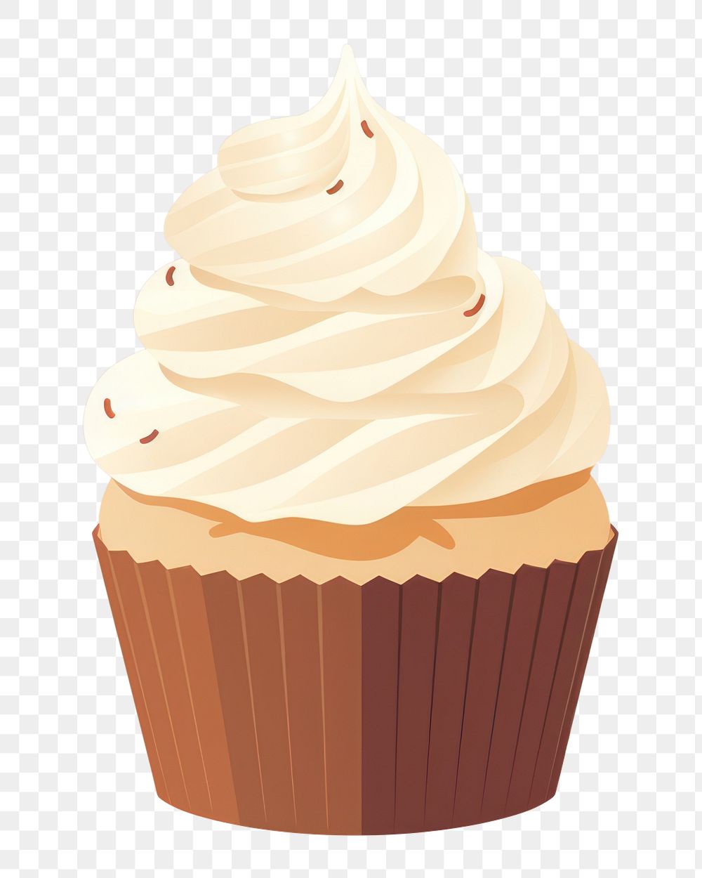 PNG Cupcake food dessert cream. AI generated Image by rawpixel.