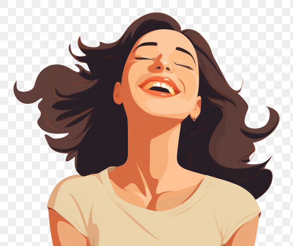 PNG Smile laughing cheerful adult. AI generated Image by rawpixel.