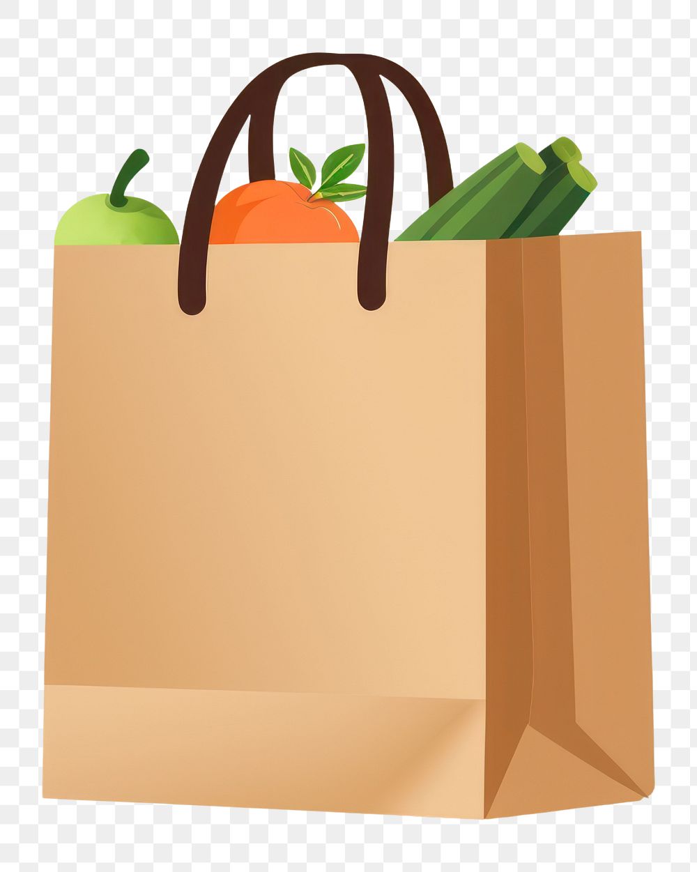 PNG Grocery bag consumerism freshness container. AI generated Image by rawpixel.