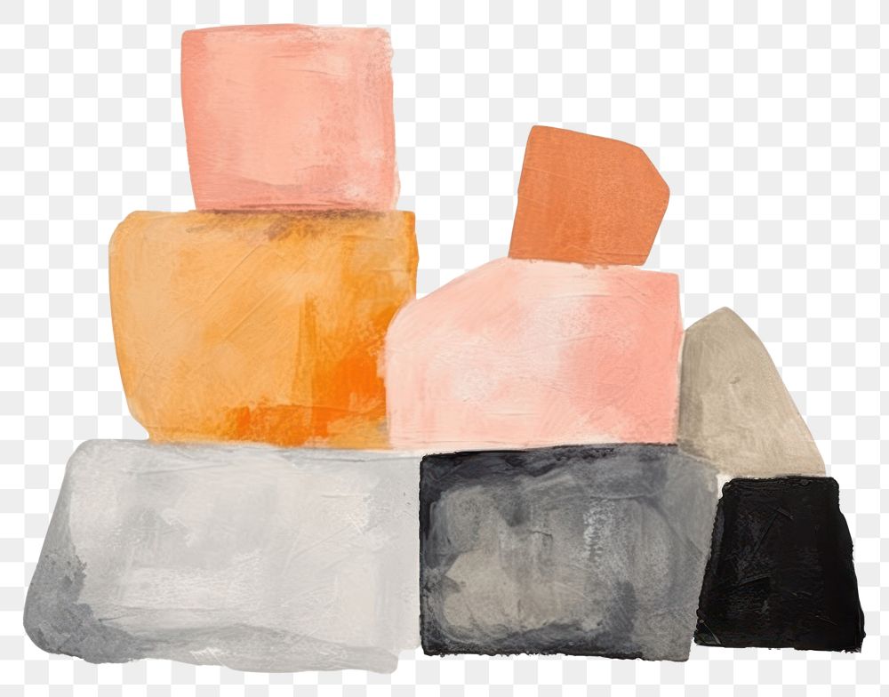 PNG Stone art painting craft. AI generated Image by rawpixel.