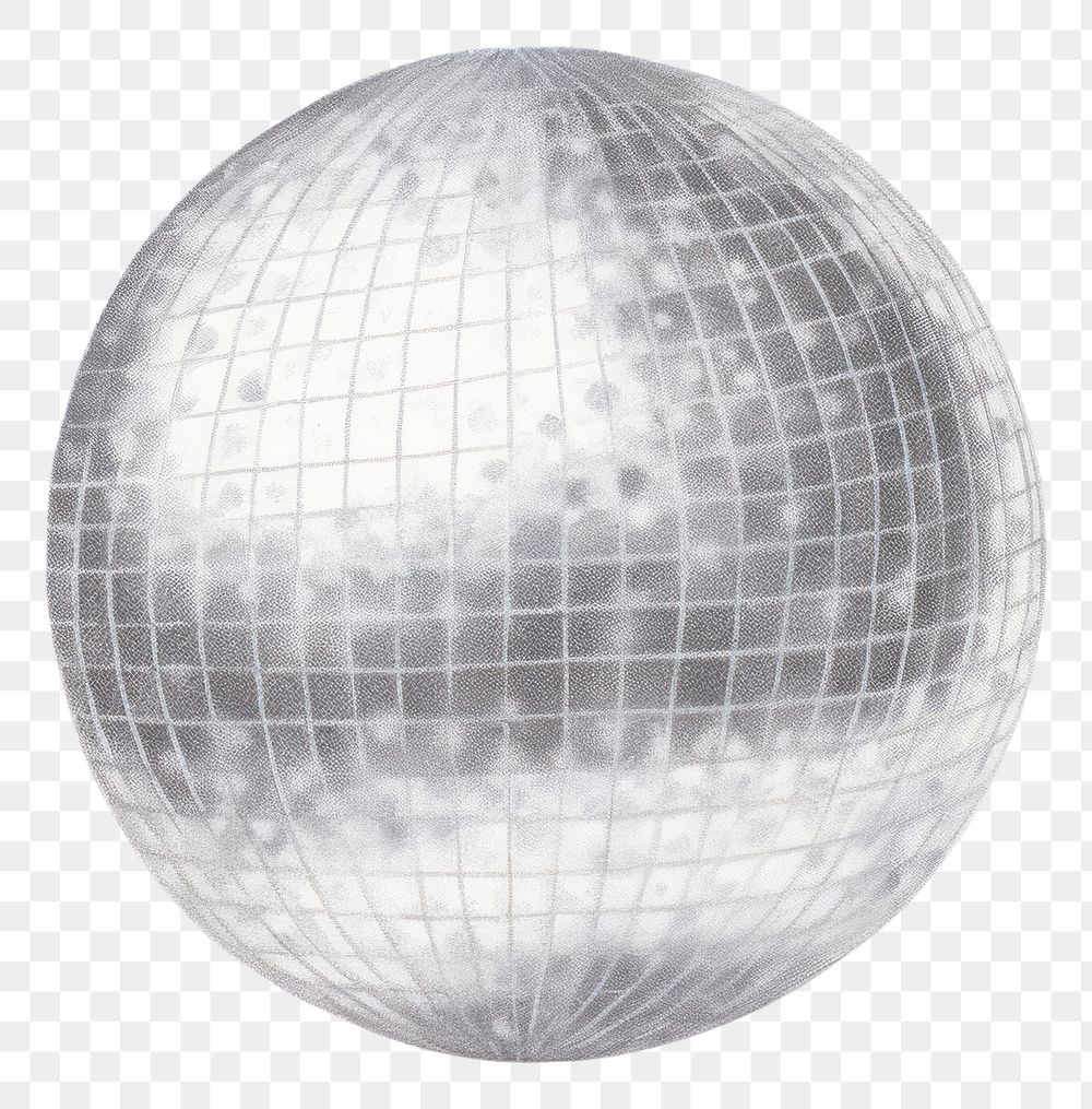 PNG Disco ball sphere white background celebration. AI generated Image by rawpixel.