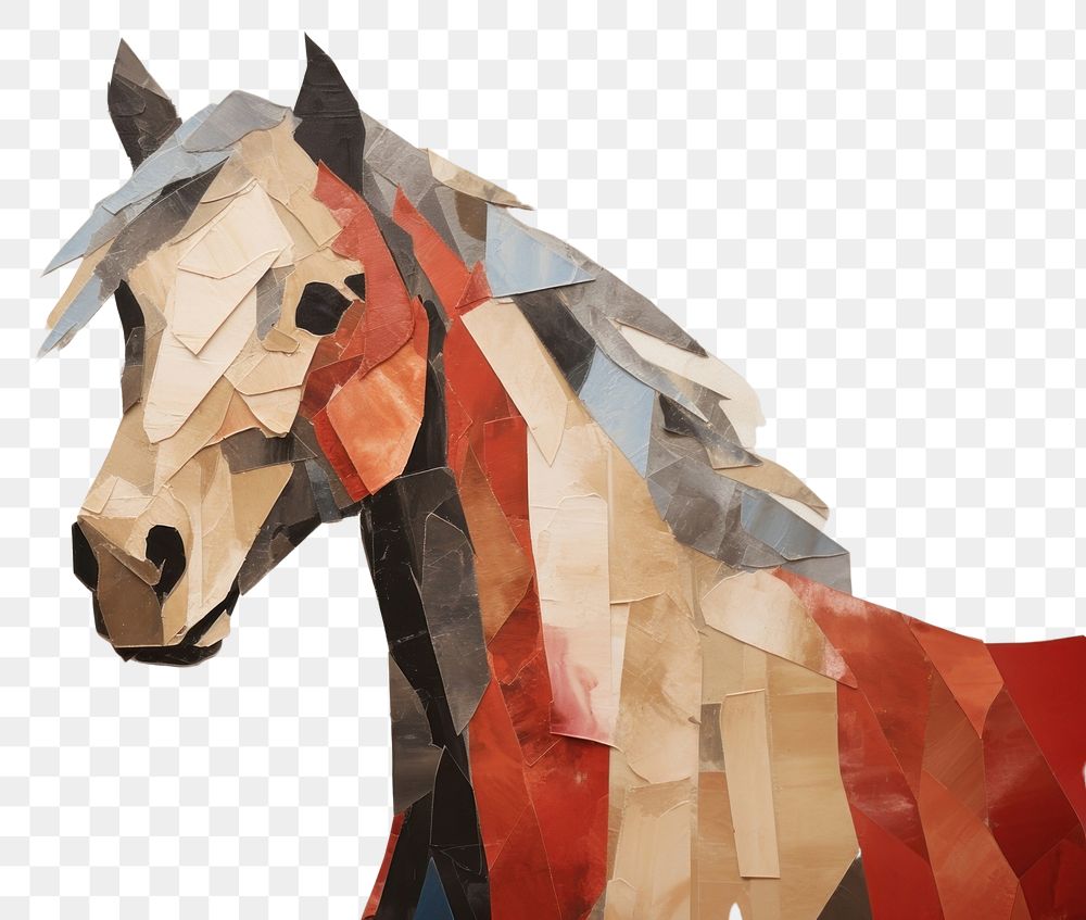 PNG Horse painting animal mammal. AI generated Image by rawpixel.