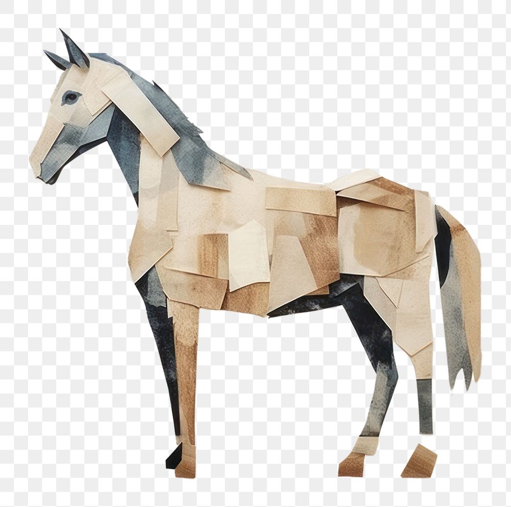 PNG Horse animal mammal paper. AI generated Image by rawpixel.