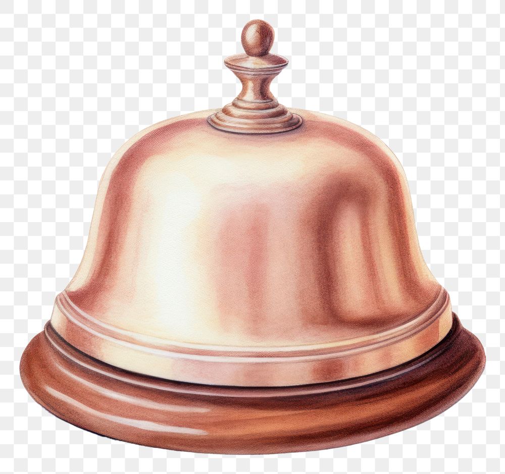 PNG Bell lighting bronze metal. AI generated Image by rawpixel.