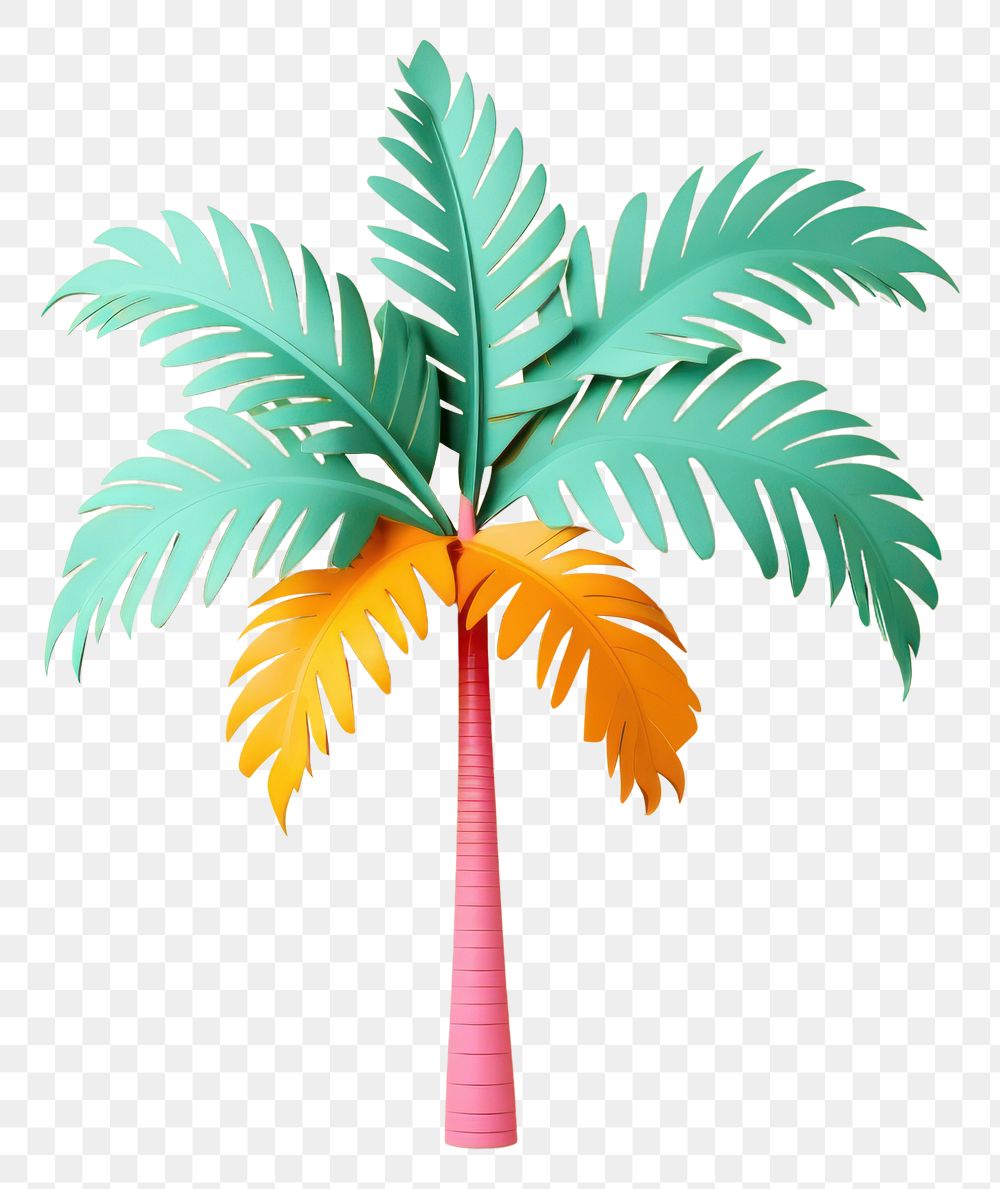 PNG Palm tree plant leaf handicraft. AI generated Image by rawpixel.